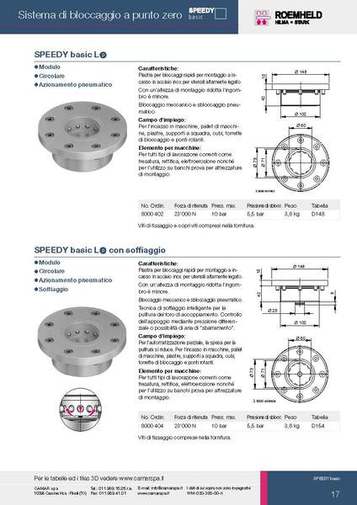 Gruppo Speedy Basic L - Moduli SPEEDY Basic - Grandezza L - Large - P Pneumatici - Camar S.p.A.