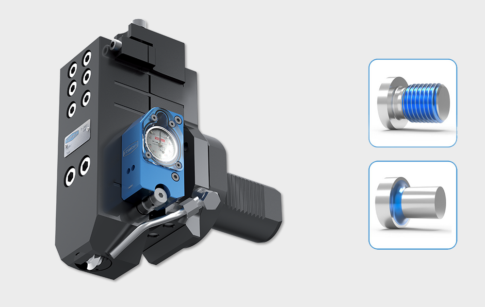 Rullatore a rullo singolo per filettature esterne tipo EF90