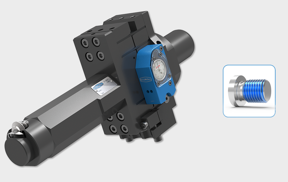 Rullatore a rullo singolo per filettature interne tipo EF90