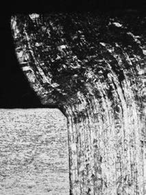 Microstruttura del materiale dopo ribaditura radiale