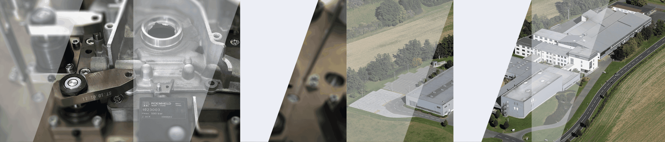 Header marchio Roemheld, brand leader nel mondo dei bloccaggi