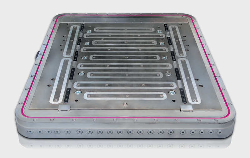 Piastra magnetica R-MAG-R per stampaggio gomma