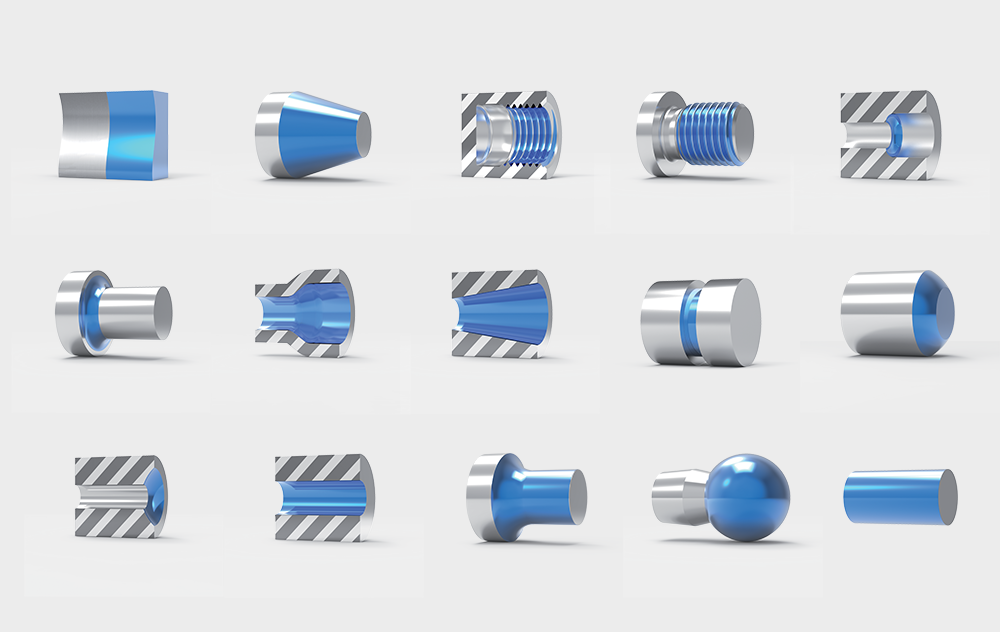 Tipologie di lavorazione in base alle superfici sottoponibili a rullatura