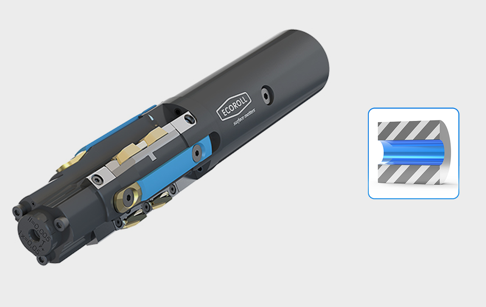 Utensile di skive-burnishing per cilindri corti RIOC