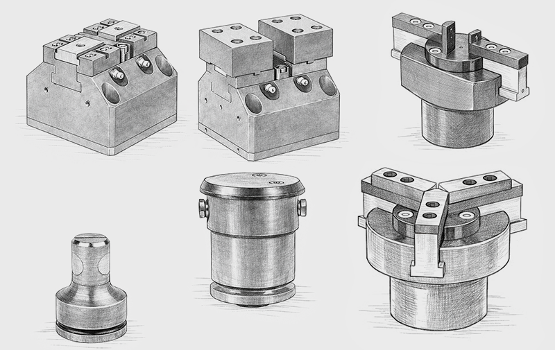 Elementi di bloccaggio autocentranti