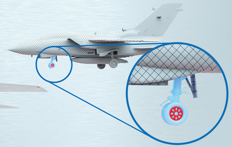 Rullatura profonda ECOROLL di un cerchione aeronautico